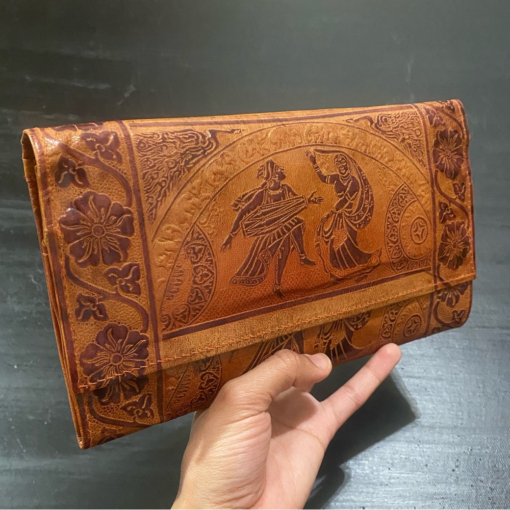 Wallet with South Asian imagery
